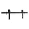 National Hardware National Hardware Classic 96 in. L Matte Black Steel Barn Door Hanger Kit 1 pc N700-004 - alternate 1